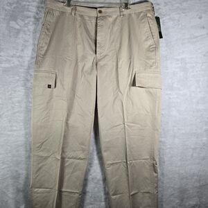 Orvis Signature Cargo Pants Mens 38 Unhemmed Hamilton Gentlemen Khaki NWT